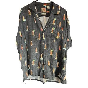 Pineapple Connection men’s blue button down size medium